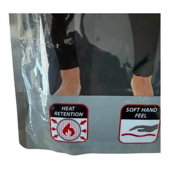 32 Degrees Black Moisture Wick Quick Dry Base Layer Pull On Pant Size SNIB 2pack - Picture 4 of 16